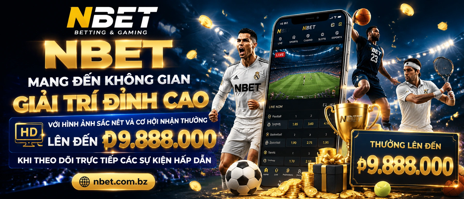 NBET khu game hot và danh mục phổ biến