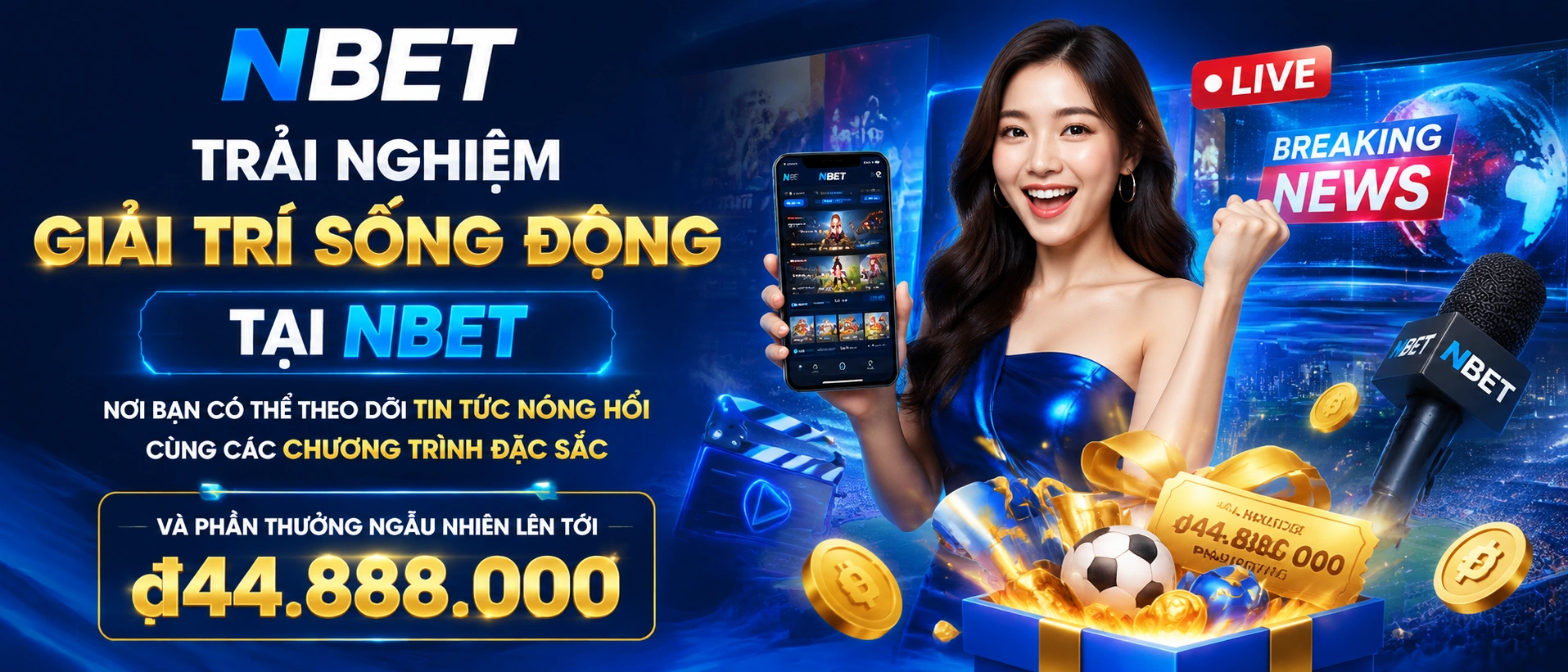 NBET giao diện trang chủ casino trực tuyến