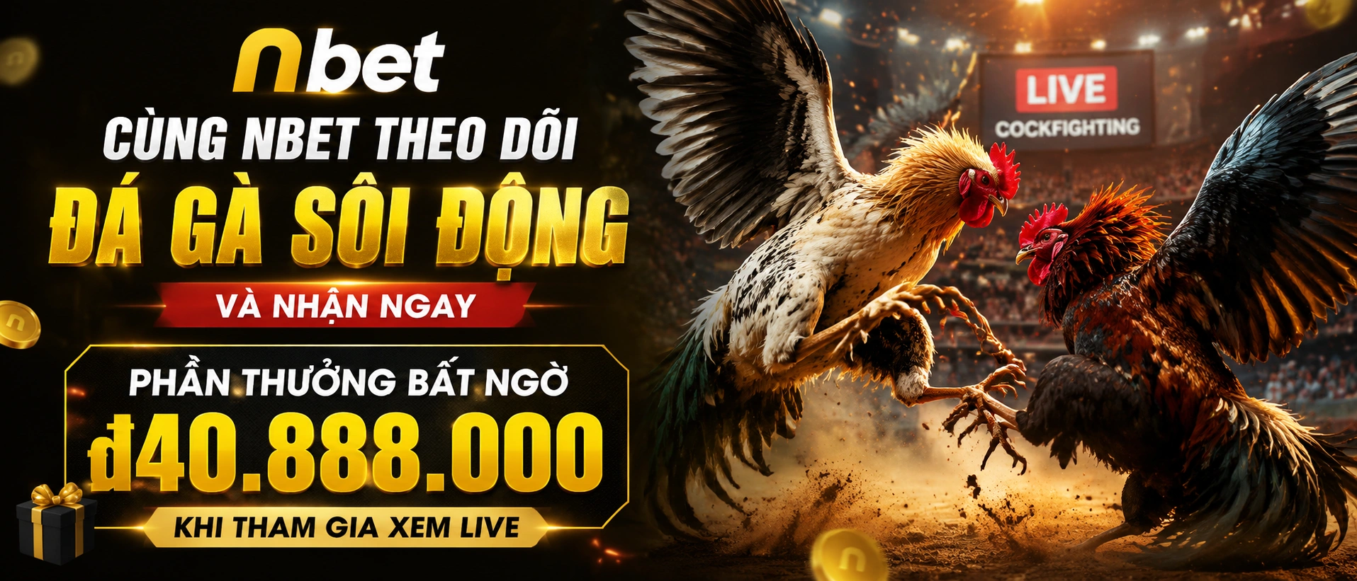 Đá Gà Trực Tiếp trên giao diện nbet.com.bz
