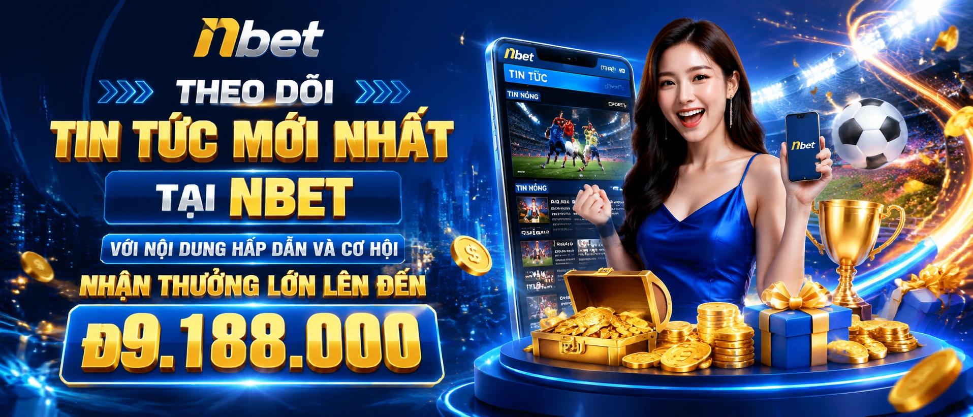 Khung tin về ưu đãi và thông báo nền tảng nbet